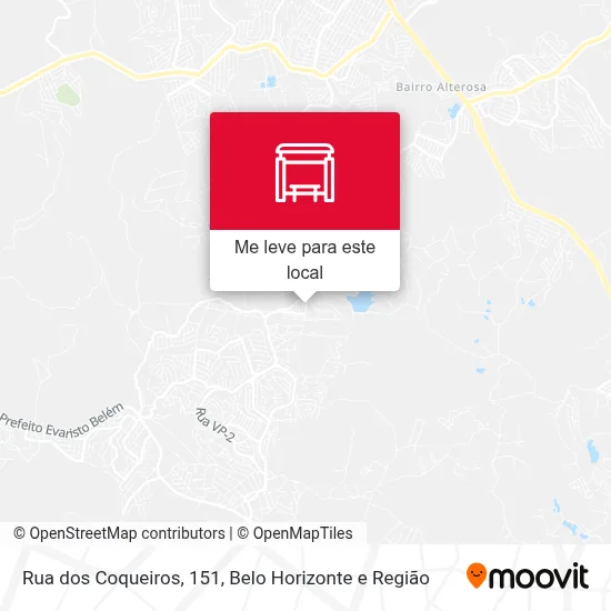 Rua dos Coqueiros, 151 mapa