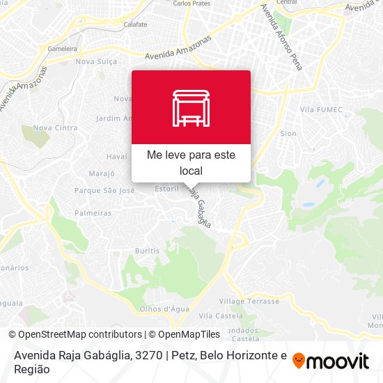 Avenida Raja Gabáglia, 3270 | Petz mapa