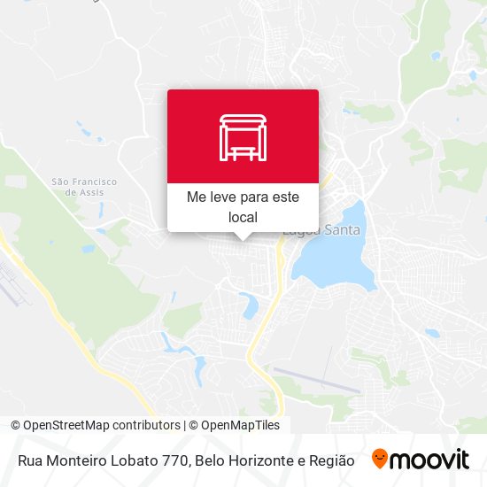 Rua Monteiro Lobato 770 mapa