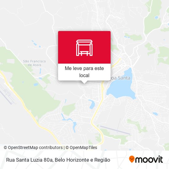 Rua Santa Luzia 80a mapa