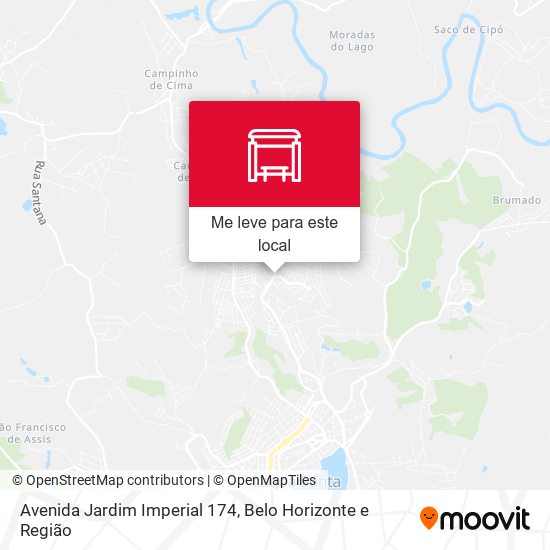 Avenida Jardim Imperial 174 mapa