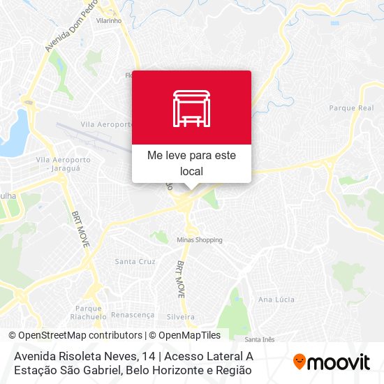 Avenida Risoleta Neves, 14 | Acesso Lateral A Estação São Gabriel mapa