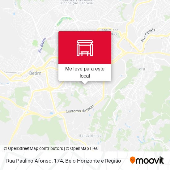 Rua Paulino Afonso, 174 mapa