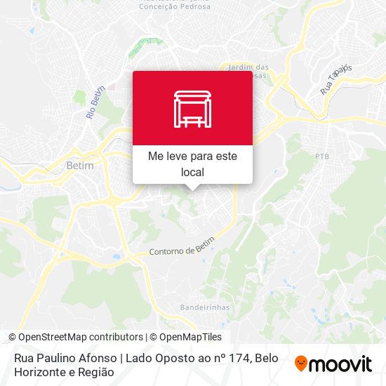 Rua Paulino Afonso | Lado Oposto ao nº 174 mapa