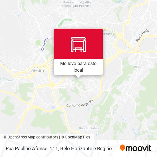 Rua Paulino Afonso, 111 mapa