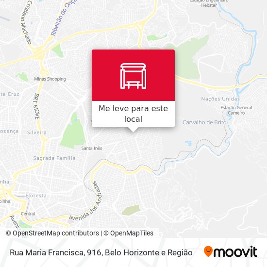 Rua Maria Francisca, 916 mapa