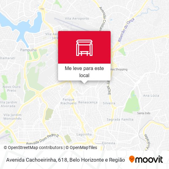 Avenida Cachoeirinha, 618 mapa