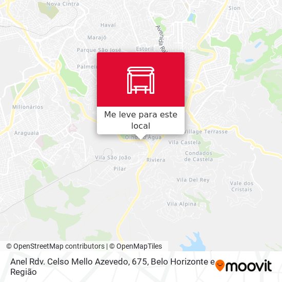 Anel Rdv. Celso Mello Azevedo, 675 mapa