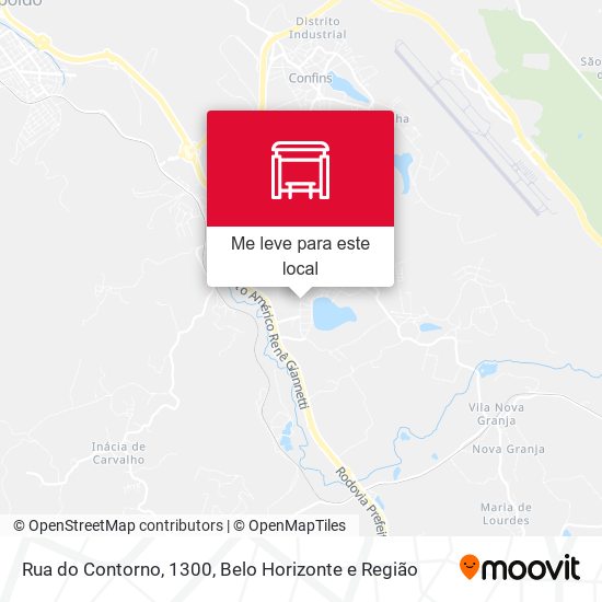 Rua do Contorno, 1300 mapa