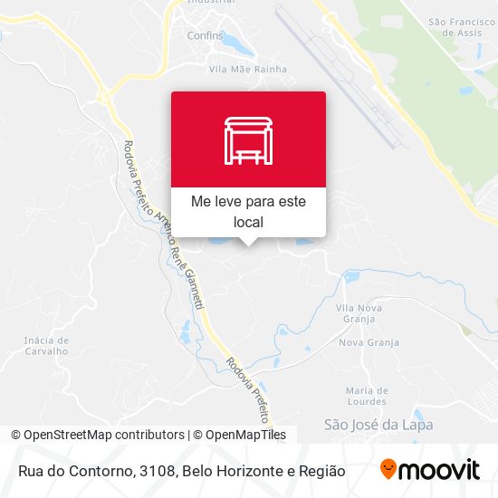 Rua do Contorno, 3108 mapa