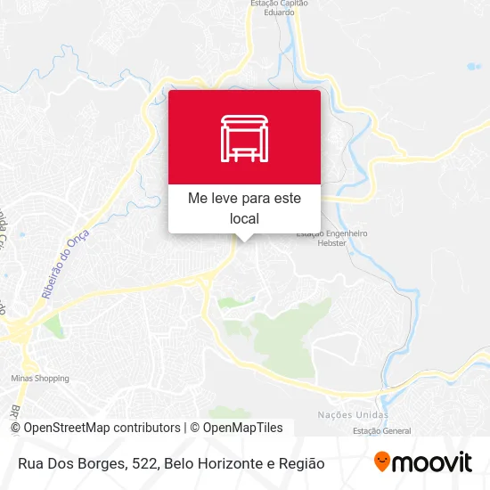 Rua Dos Borges, 522 mapa