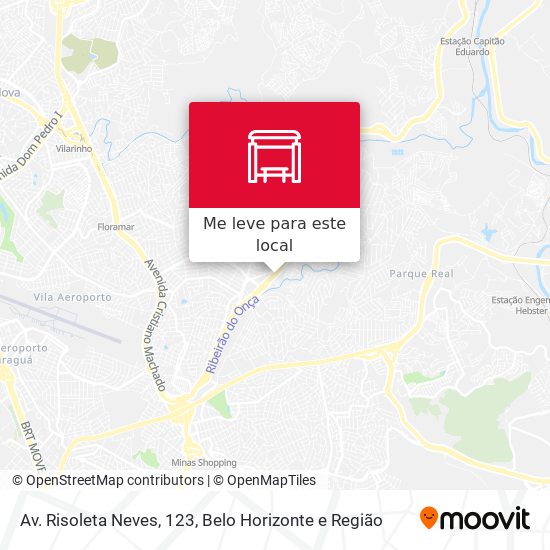 Av. Risoleta Neves, 123 mapa
