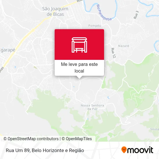 Rua Um 89 mapa