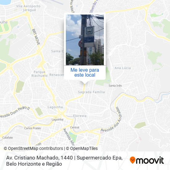 Av. Cristiano Machado, 1440 | Supermercado Epa mapa