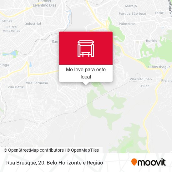 Rua Brusque, 20 mapa