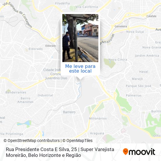 Rua Presidente Costa E Silva, 25 | Super Varejista Moreirão mapa