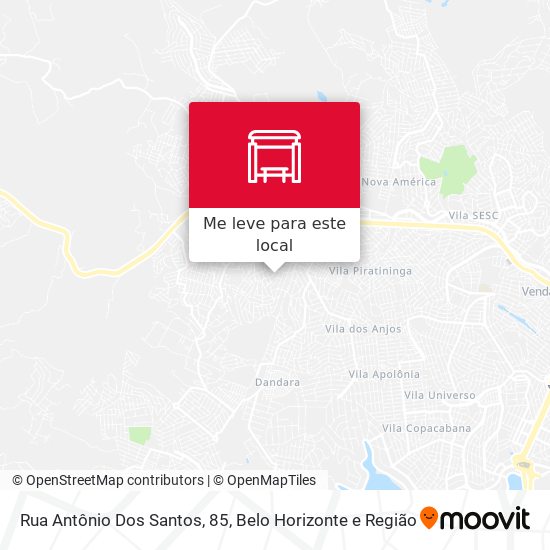 Rua Antônio Dos Santos, 85 mapa