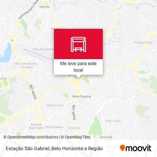 Estação São Gabriel mapa