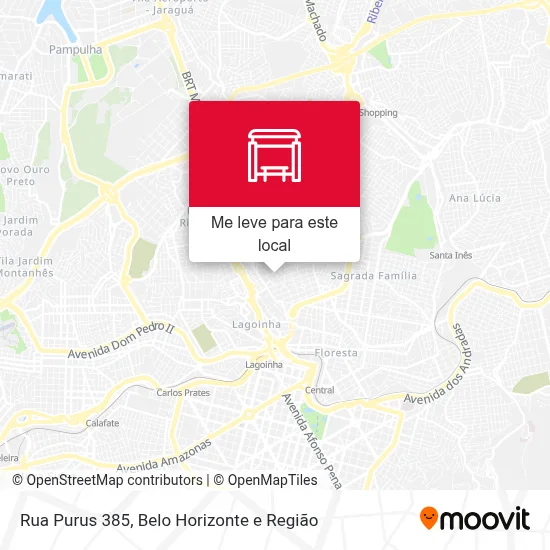 Rua Purus 385 mapa
