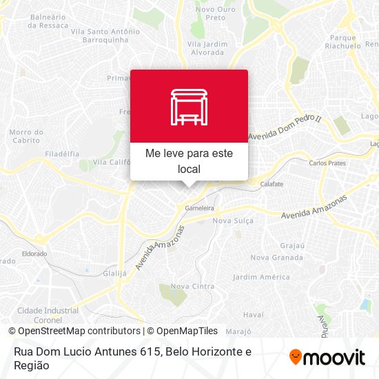 Rua Dom Lucio Antunes 615 mapa