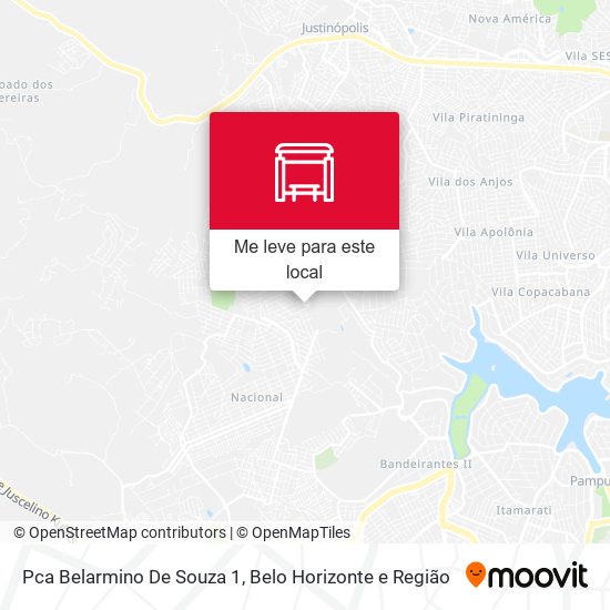 Pca Belarmino De Souza 1 mapa