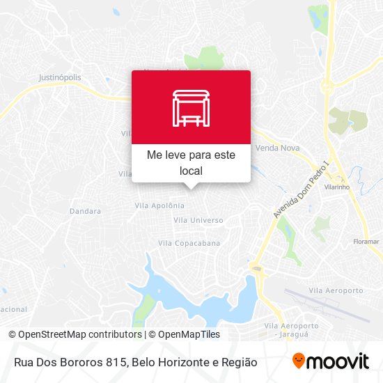 Rua Dos Bororos 815 mapa