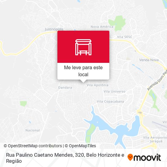 Rua Paulino Caetano Mendes, 320 mapa