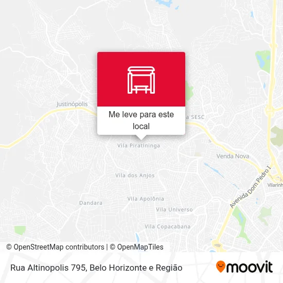 Rua Altinopolis 795 mapa