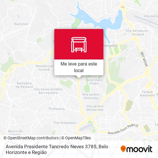 Avenida Presidente Tancredo Neves 3785 mapa