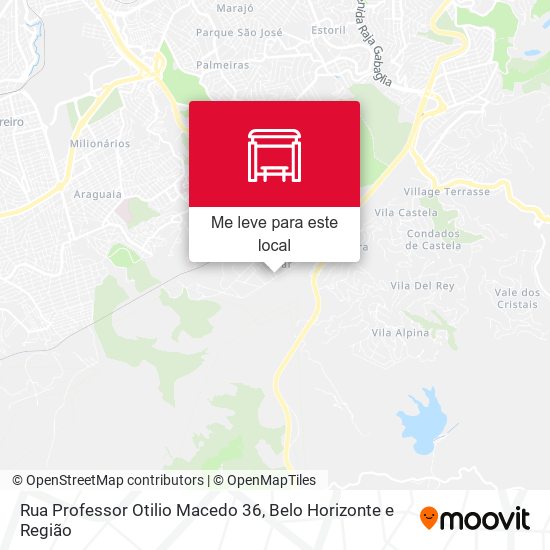 Rua Professor Otilio Macedo 36 mapa