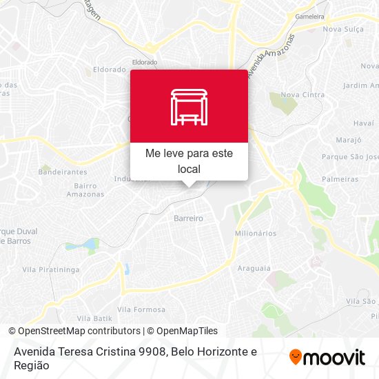 Avenida Teresa Cristina 9908 mapa