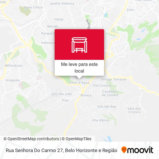 Rua Senhora Do Carmo 27 mapa