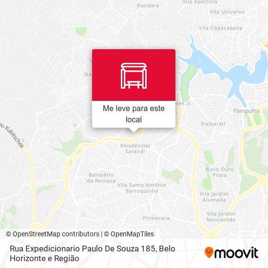 Rua Expedicionario Paulo De Souza 185 mapa