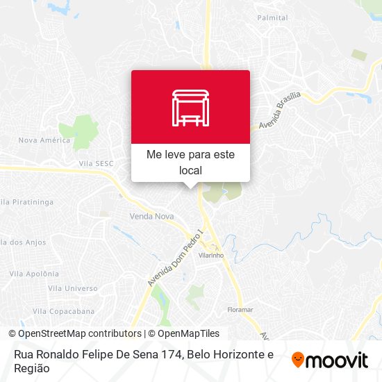 Rua Ronaldo Felipe De Sena 174 mapa