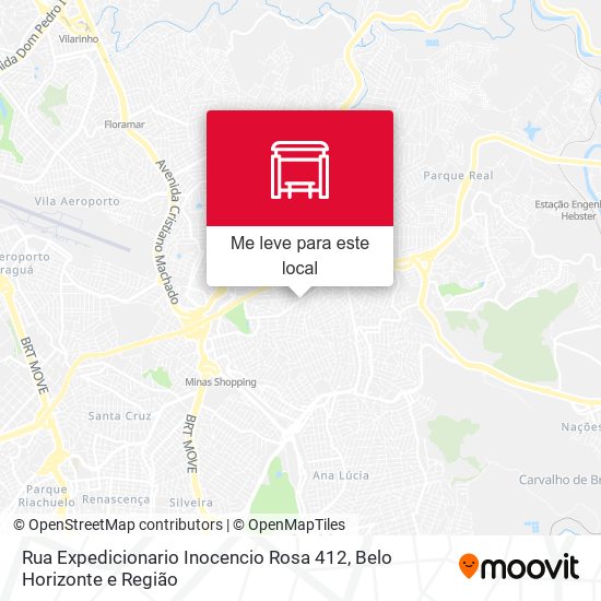 Rua Expedicionario Inocencio Rosa 412 mapa