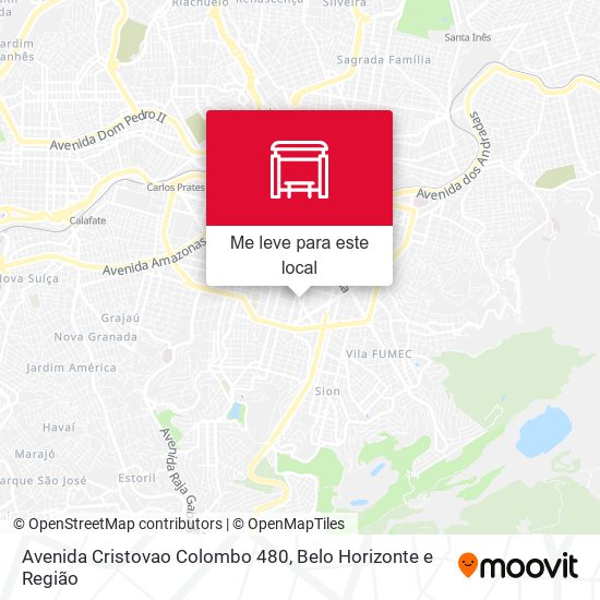 Avenida Cristovao Colombo 480 mapa