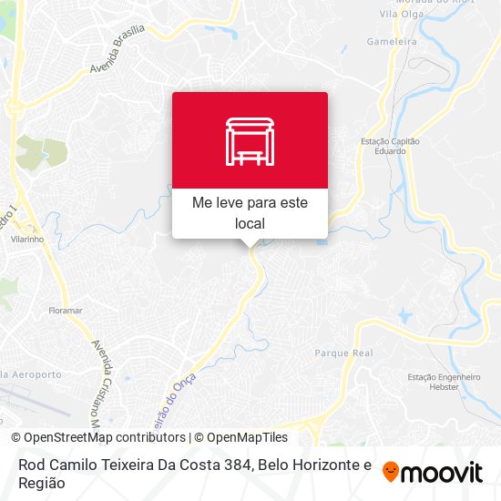 Rod Camilo Teixeira Da Costa 384 mapa