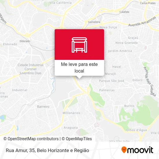 Rua Amur, 35 mapa