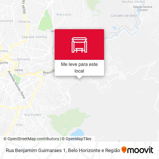 Rua Benjamim Guimaraes 1 mapa