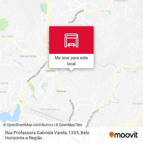 Rua Professora Gabriela Varela, 1335 mapa