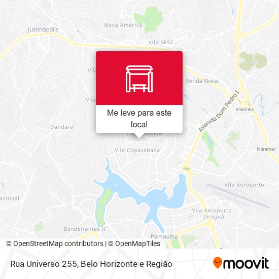 Rua Universo 255 mapa