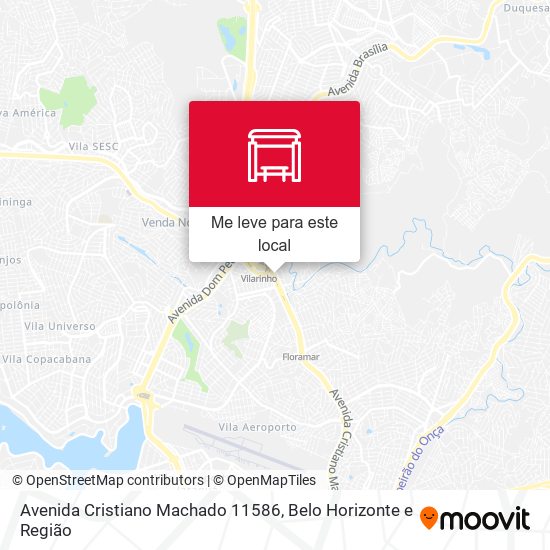 Avenida Cristiano Machado 11586 mapa
