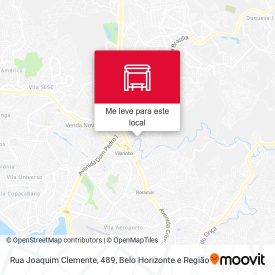 Rua Joaquim Clemente, 489 mapa