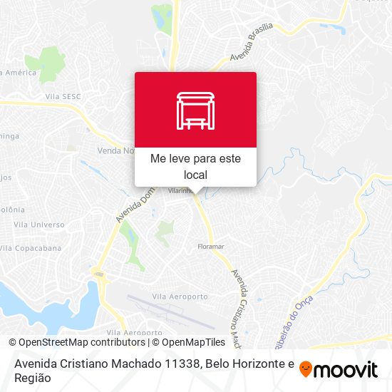 Avenida Cristiano Machado 11338 mapa