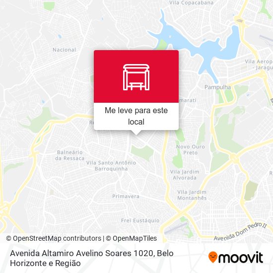 Avenida Altamiro Avelino Soares 1020 mapa