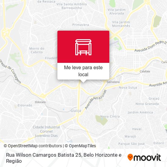 Rua Wilson Camargos Batista 25 mapa
