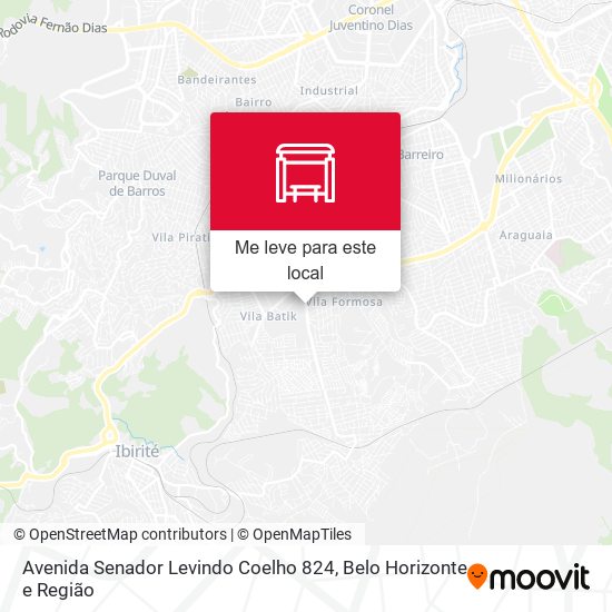 Avenida Senador Levindo Coelho 824 mapa