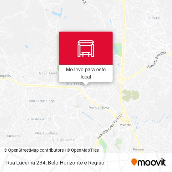 Rua Lucerna 234 mapa