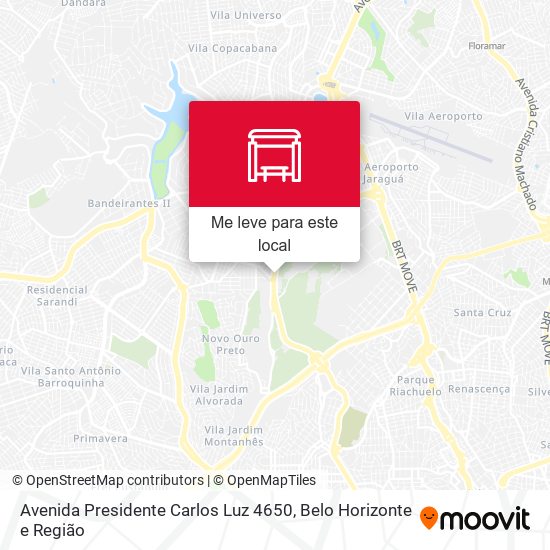 Avenida Presidente Carlos Luz 4650 mapa