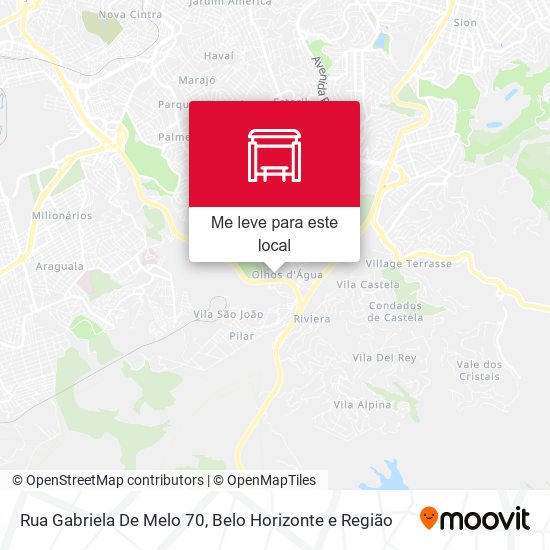 Rua Gabriela De Melo 70 mapa